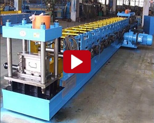 Door frame roll forming machine for Cannda, roll former for light keel, multi-type punching 
