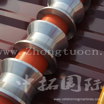 Steel metal trapezoid sheet roll forming machine