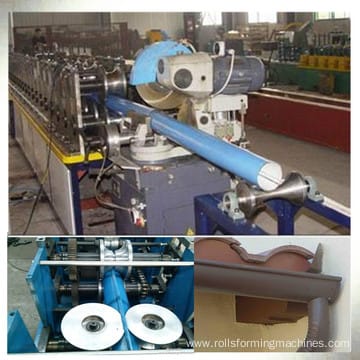 Metal downpipe roll forming machine