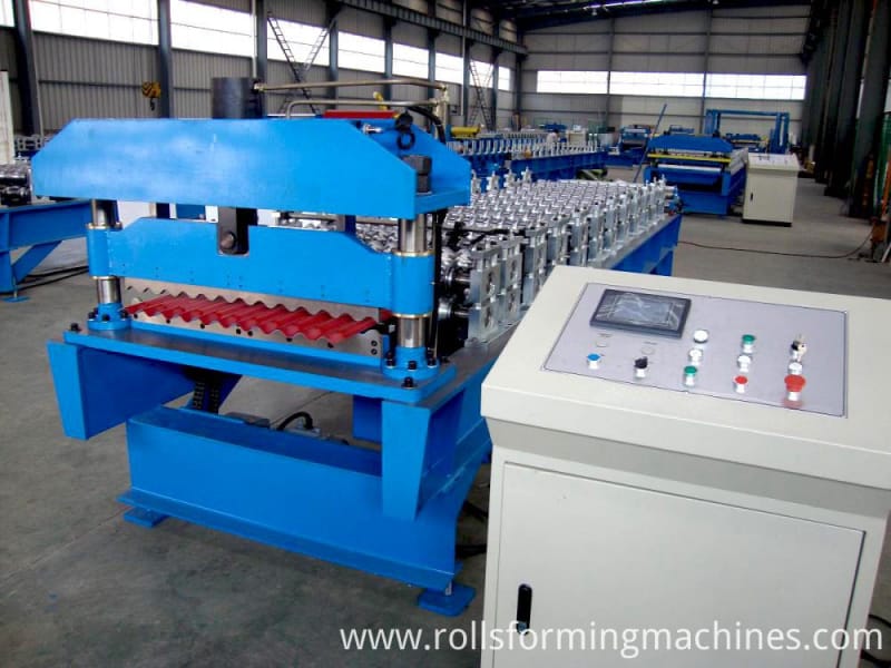 Metal Corrugated Panel Roll Forming Machine