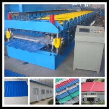 Double Color Sheet Roof Forming Machine